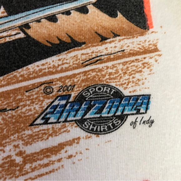 Vintage 2001 Signed Jeff Leffler 97,98,99 Midget Racing Champion T Shirt Womens - Picture 3 of 11